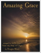 Amazing Grace INST PARTS SATB choral sheet music cover